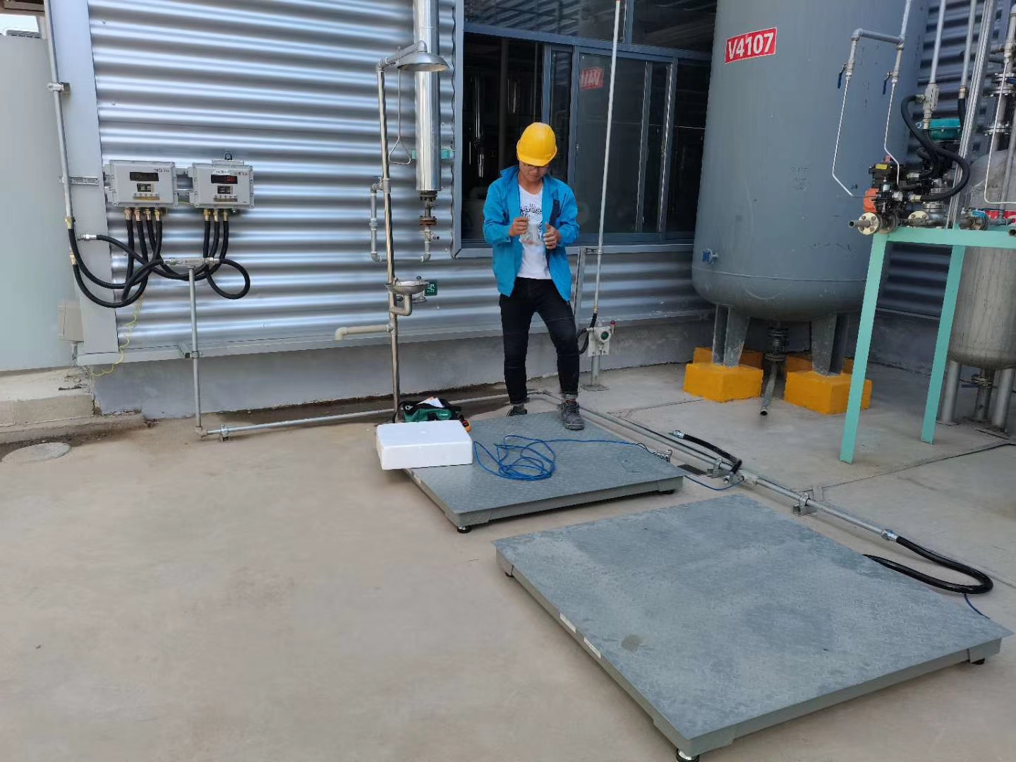 防爆電子地磅秤設備的線路出現問題的解決方式